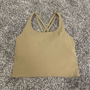 Hey Nuts Tan Longline Zeal Bra Neutral Womens Medium